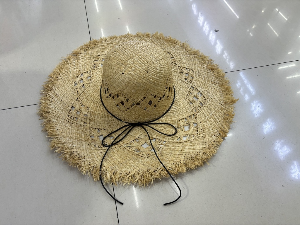 STOCK! Lierihattu, koko 57cm, materiaali, raffia