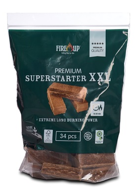 Sytytyspalapussi PREMIUM XXL, 34-palaa/pss. 