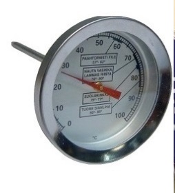 Paistomittari suomiteksteillä +100C, halk 50mm