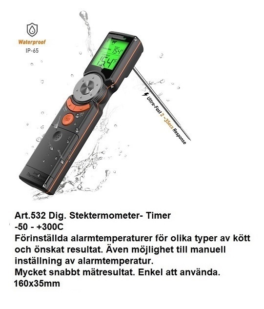 Paistomittari digitaalinen, 160x35mm