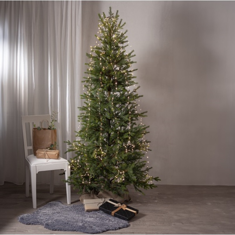 Joulukuusen LED -koristevalosarja,  384L lämmin valkoinen LED