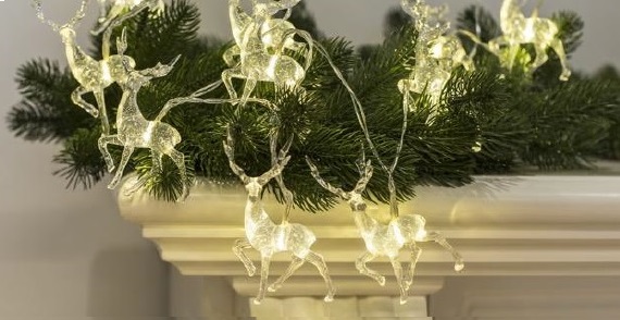 Poro Led-valosarja 10 Led, lämmin valkoinen