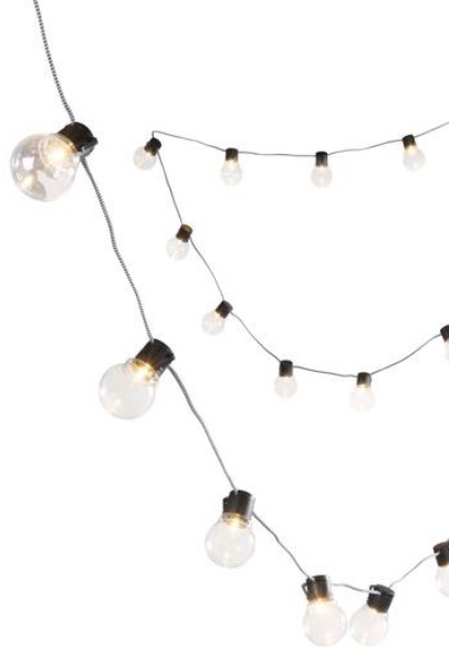 Partyvalo-/puutarhavalosarja 10xLED, lämminvalkoinen