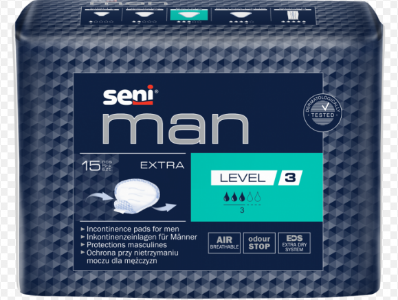 SENI MAN inkontinenssisuoja, level 3 15 kpl