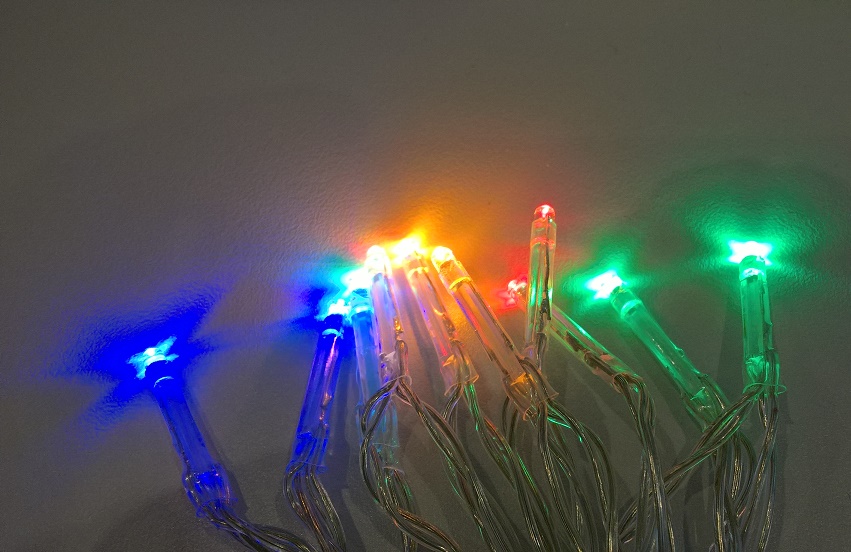 Sisävalosarja 20 Led, moniväri