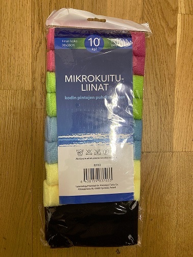 Mikrokuituliinat 10kpl/pkt. 