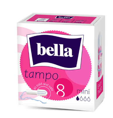 BELLA Tampooni 8 kpl, mini.  Ei asetinta