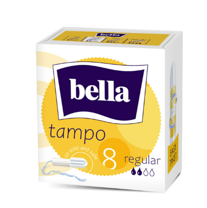 BELLA Tampooni 8 kpl, regular.  Ei asetinta