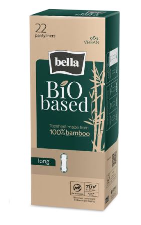 BIO BELLA  extra ohut pikkuhousunsuoja, 22 kpl/ pkt.  Suojan päällinen  100% bambua.