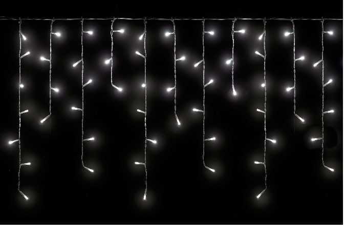 Jääkristalli Jääpuikkovalosarja 240 Led, lämmin valkoinen