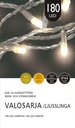 Jääkristalli Ulkovalosarja 180 Led, extra lämmin valkoinen