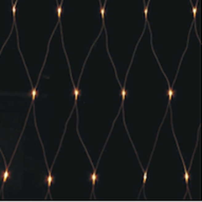 Jääkristalli Valoverkko 2x2m 160 Led, lämmin valkoinen (golden)