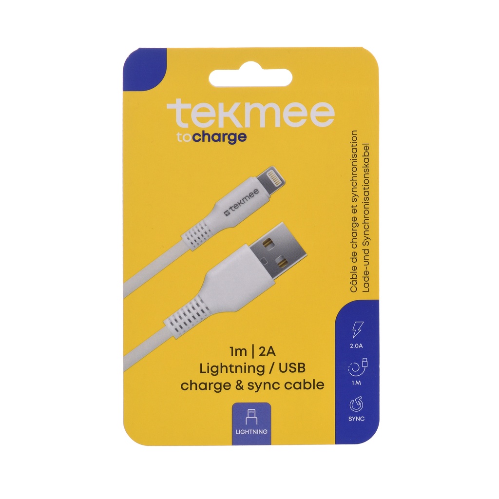 TEKMEE lightning/USB latausjohto