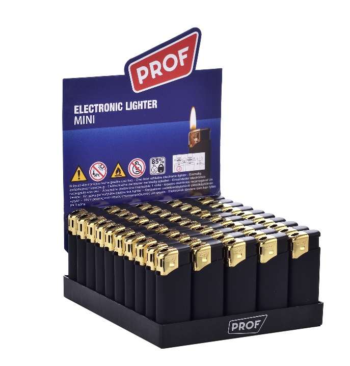 Sytytin PROF MINI BLACK RUBBER GOLD CAP