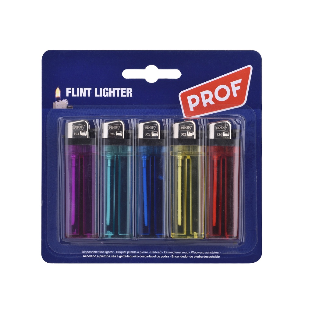 Sytytin multipack PROF TRANSPARENT FLINT 5kpl