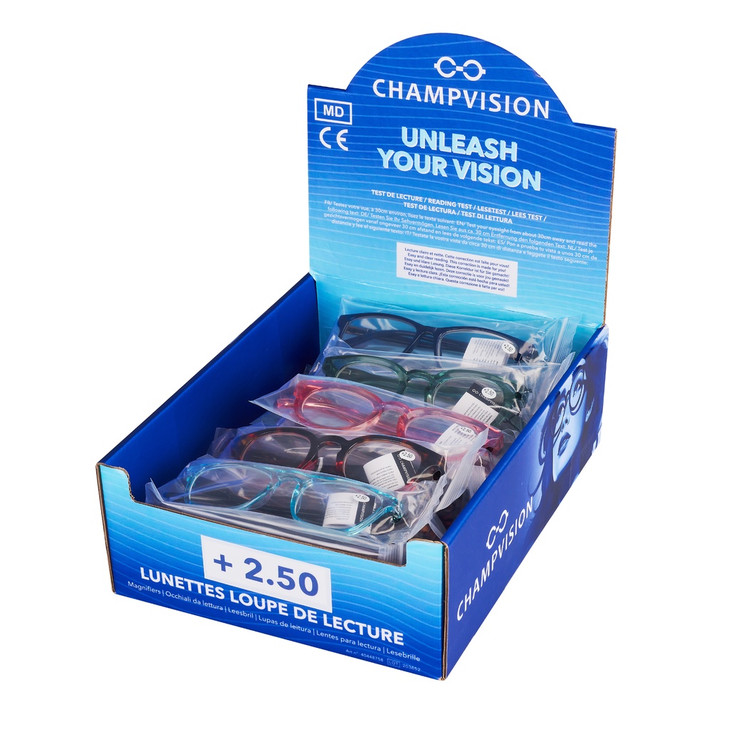 Champ vision lukulasit 2.5 lajitelma