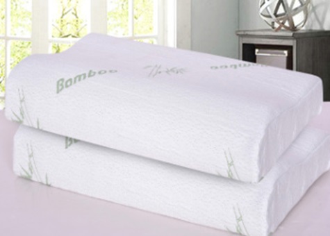 Muotoiltu Bambukuitu-Memory foam tyyny 50x30cm