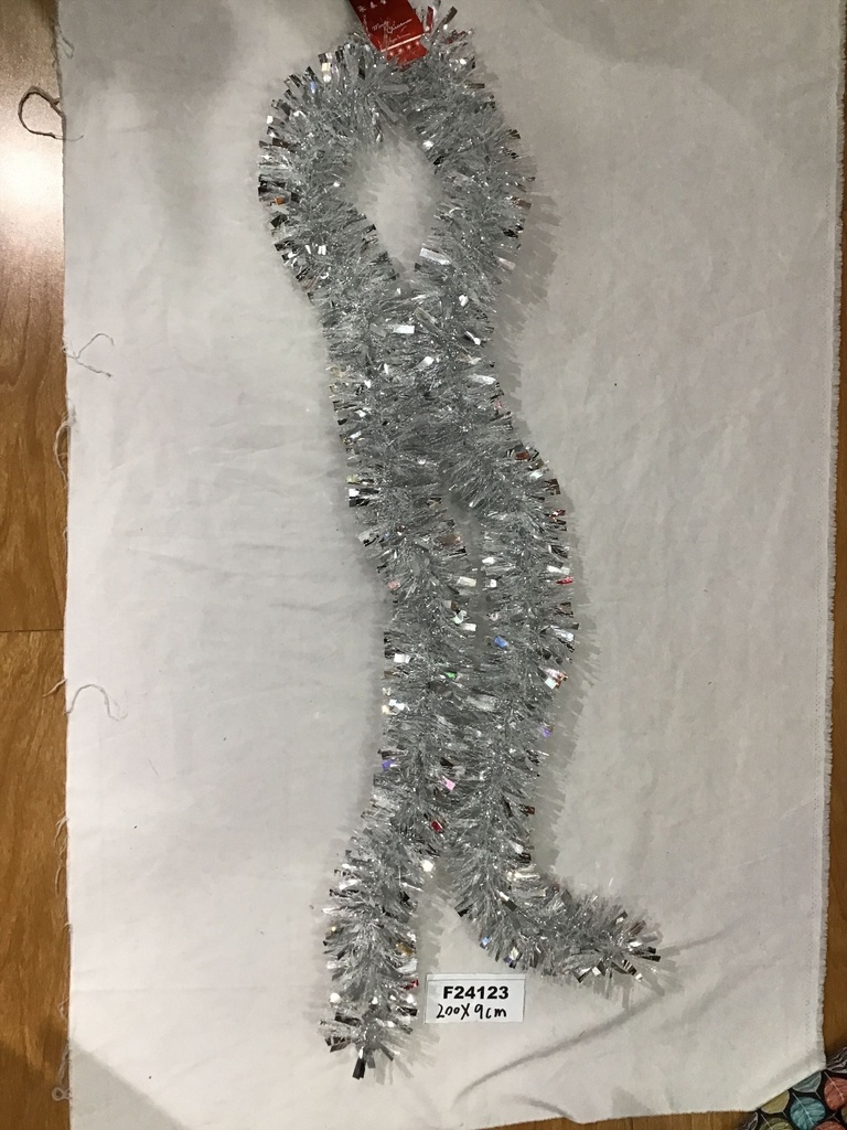 Joulunauha/punos 200x9,0cm, hopea