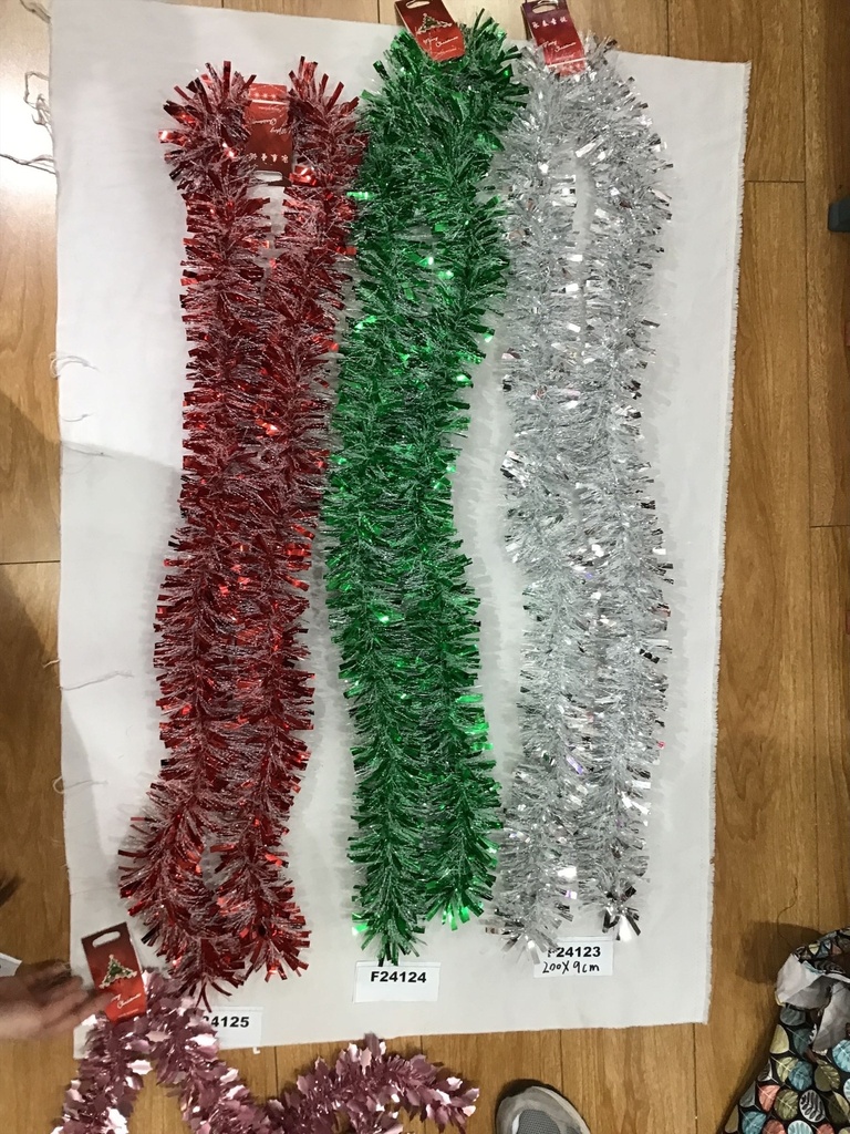 Joulunauha/punos 200x9,0cm, punainen