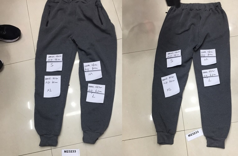 Miesten collegehousut, S-XL kokolajitelma, (1-1-2-2)x2
