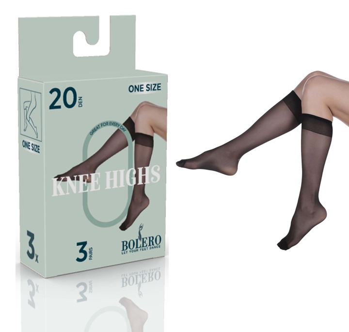 Polvisukka matta economy-pack 3par 1-size, 60DEN ( 36-42 ) musta