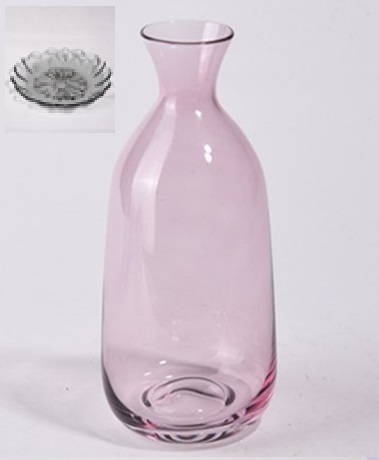 Pieni maljakko, korkeus 16 cm x 8.5 cm, harmaa