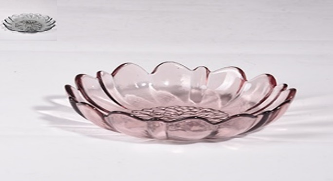Lasilautanen Dahlia, korkeus 4,5 cm x 17.5 cm, roosa