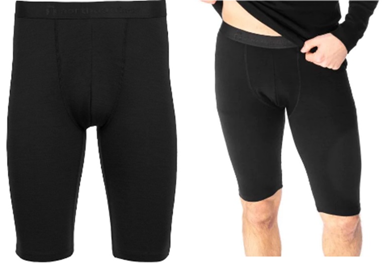 KOKOLAJITELMA! Bambu bermudat miehille M-XXL, musta 