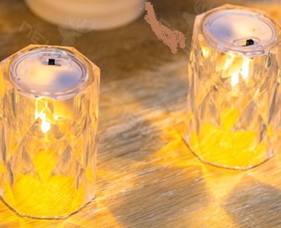 Mini Led -tuikku halk. 5*5.7cm, 1 LED lämmin valkoinen