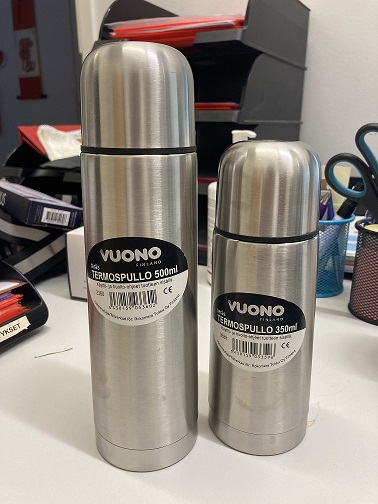 Termospullo 350ml. 
Ruostumatonta terästä. 