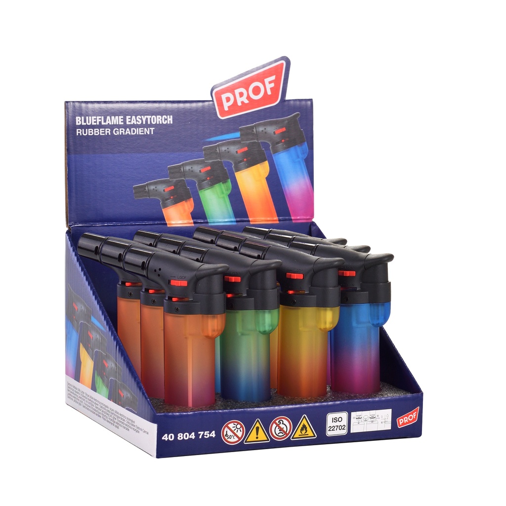 Hehku/myrskysytytin PROF EASY TORCH TRANSPARENT, 12kpl/display, 144kpl/ct