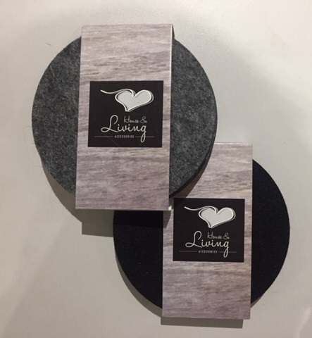 Lasinaluset Ø10 cm, 4 kpl/pkt,