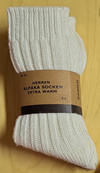 UUTUUS! Alpakkasukka natural 39-42