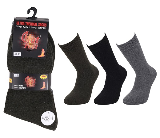 HOT FEET THERMO sukka 2par/pkt. 37-41