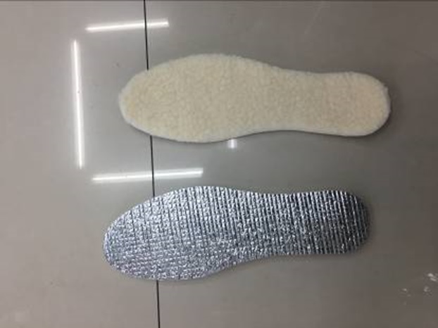 Lämpöpohjalliset Polyester Feece+ alumiini, leikattavissa kokoon 36-46