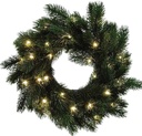 Led-havukranssi 30Led Ø 35 cm, paristokäyttöinen