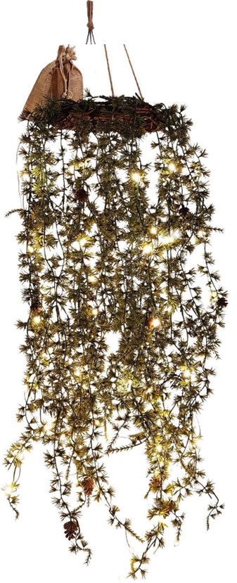 Led-havuamppeli 63Led 65cm, paristokäyttöinen