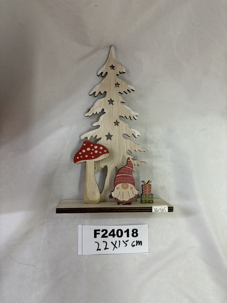 UUTUUS! Joulukoriste B, MDF 22x15cm