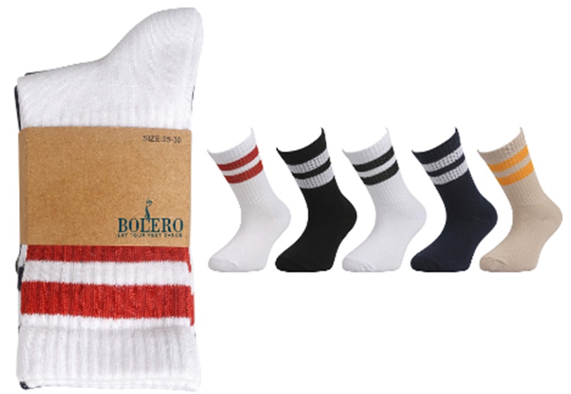 Sporttiraita puuvillasukka 3par/pkt. 27-30