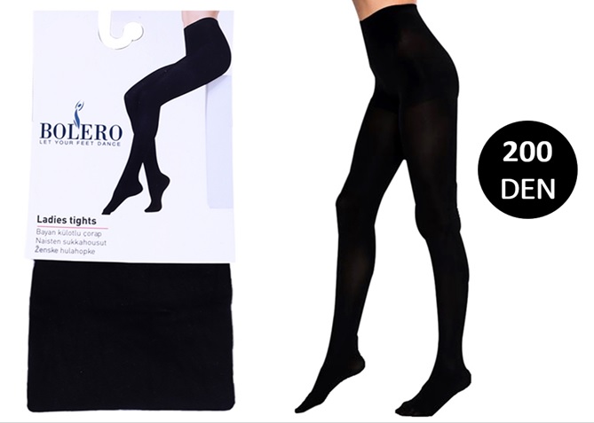 UUSI KOKO! MICRO OPAQUE thermosukkahousu S, 200DEN, musta