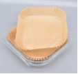 PERUTTU! Airfryer suojapaperi 50kpl, neliö, 20x20x4,0cm