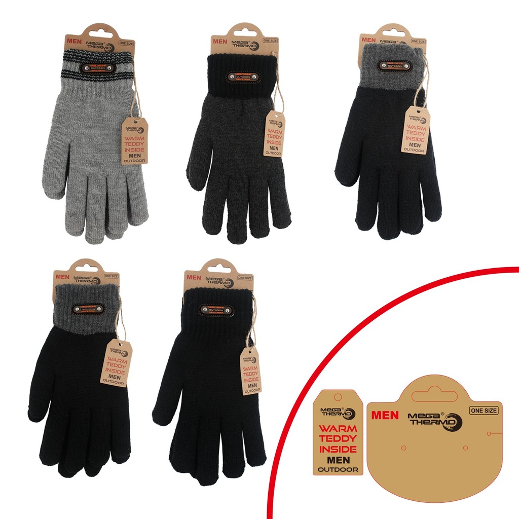Miesten käsineet Classic Sport kanssa Teddy