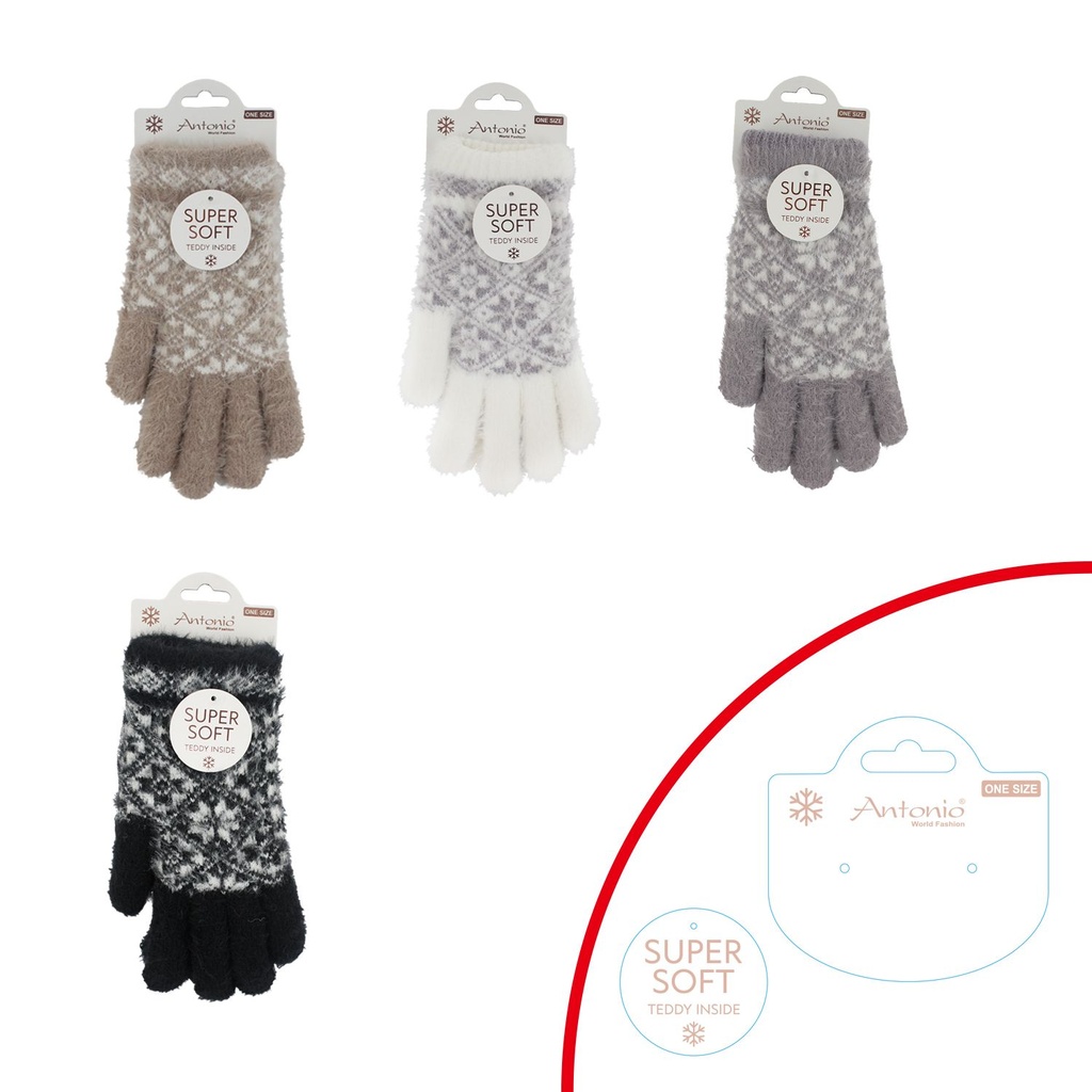 Naisten hanskat Extra pehmeä Snowflake