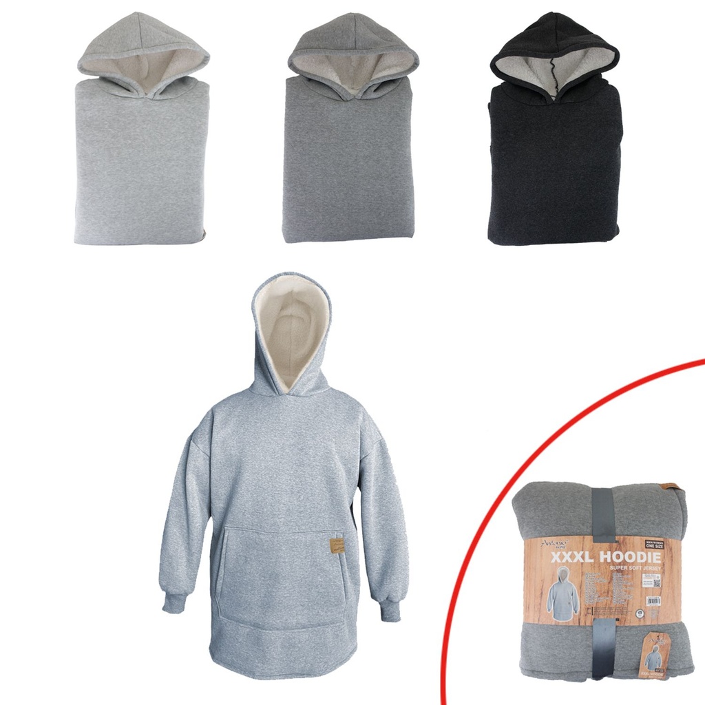 Cosy Hoodie Single Jersey Teddy