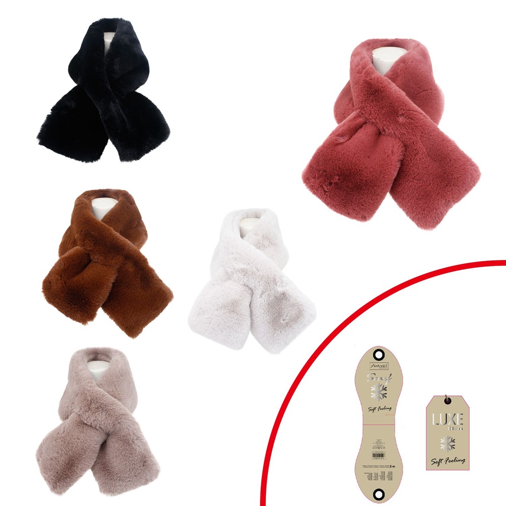 Naisten huivi Faux Fur