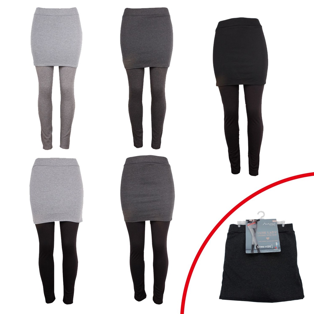 Leggingsit hameen kanssa