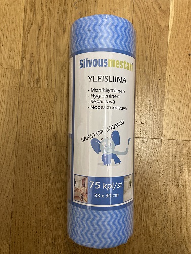 Siivousmestari keittiöliina rullassa 75-liinaa