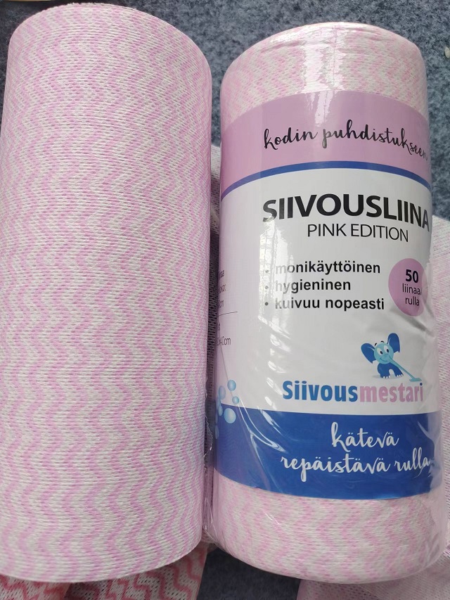 Siivousmestari keittiöliina rullassa PINK EDITION 50-liinaa/rll