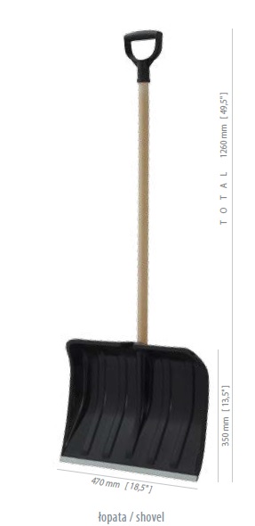 Lumentyönnin ECO, 1260 (470 x 350mm) puuvarsi