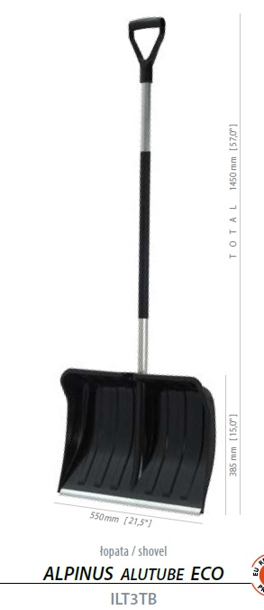 Lumentyönnin ECO, 1240 (550 x 350mm) alumiinivarsi
